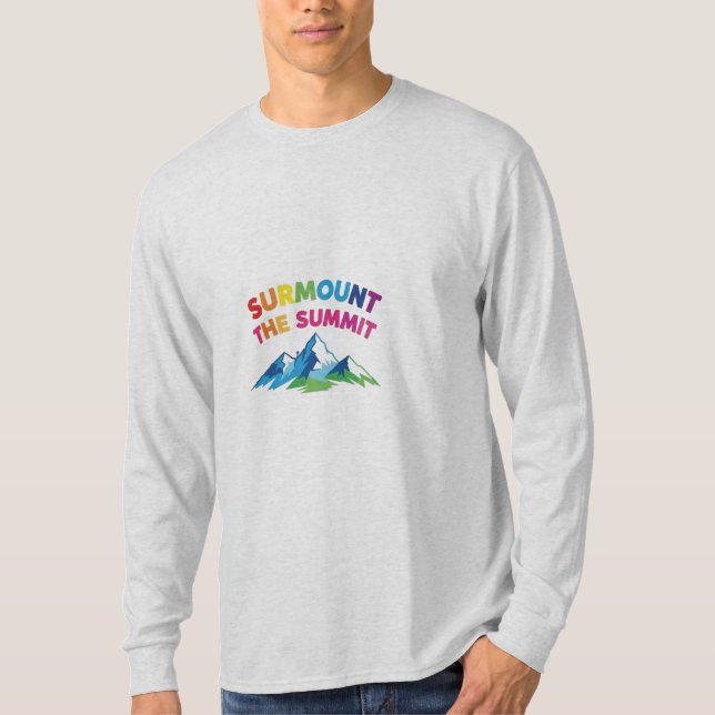 Camiseta Supere a cimeira" (Frente)