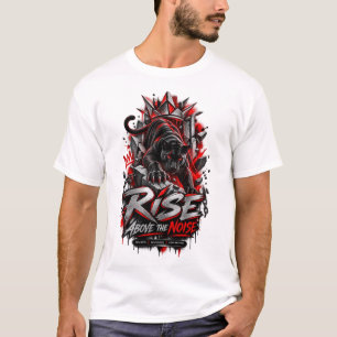 Camiseta SUPERE O RUÍDO Panther Streetwear Premium