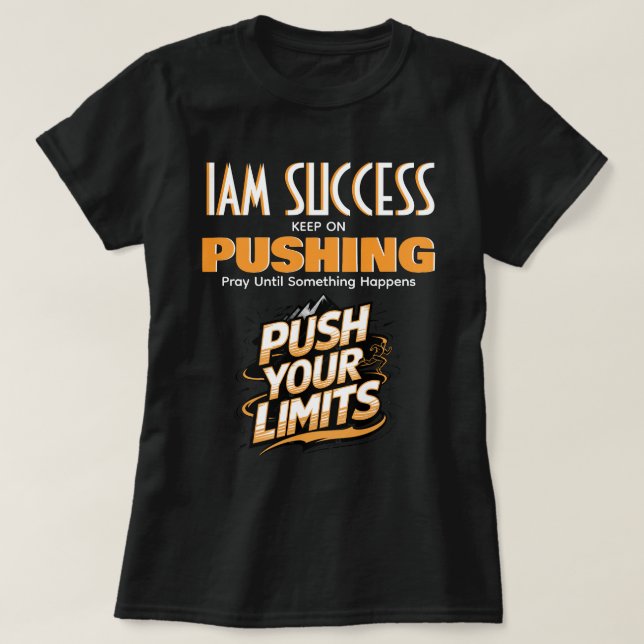 CAMISETA SUPERE SEUS LIMITES (Frente do Design)