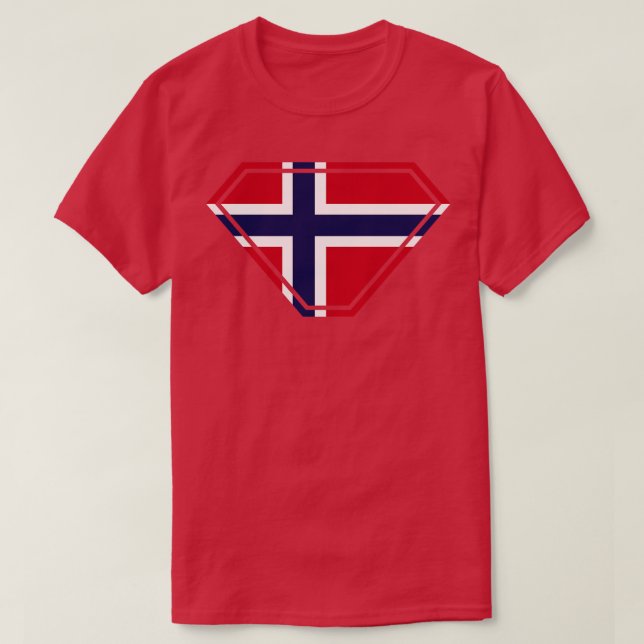 Camiseta SuperEmpoderado da Noruega (Frente do Design)