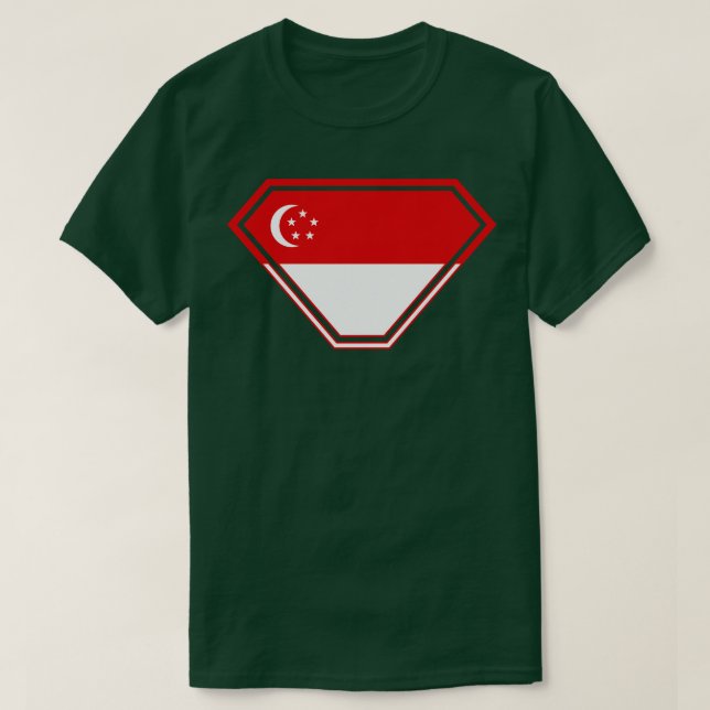 Camiseta SuperEmpoderado de Singapura (Frente do Design)