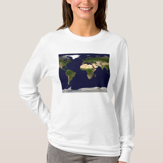 Camiseta Superfície da Terra, Água Profunda e Topogra Sombr (Frente)