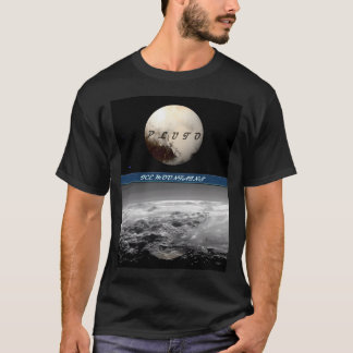 Camiseta Superfície Plutão com Planeta