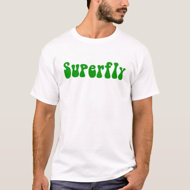 Camiseta Superfly (verde) (Frente)