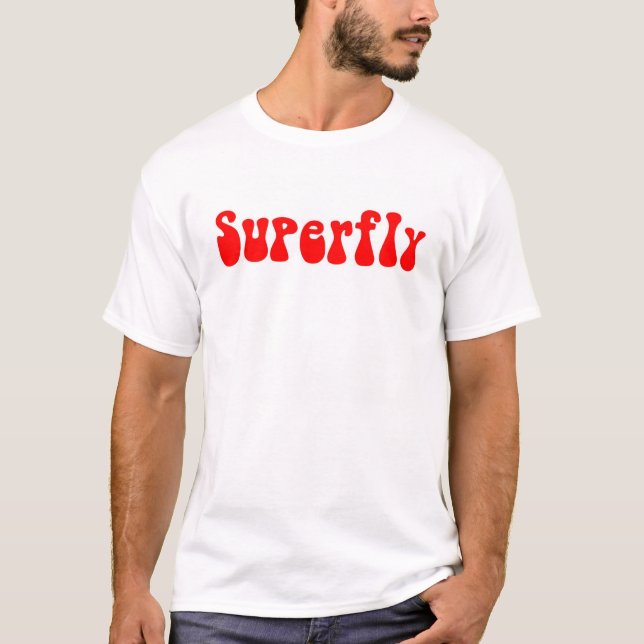 Camiseta Superfly (vermelho) (Frente)