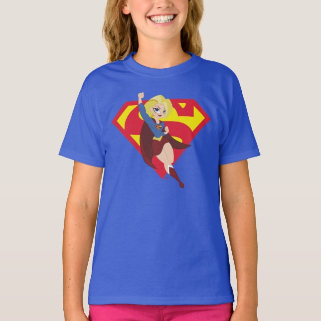 Camiseta Supergarota DC Super Hero Girls (Frente)