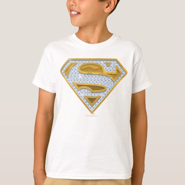 Camiseta Supergirl Blue Jewels (Frente)