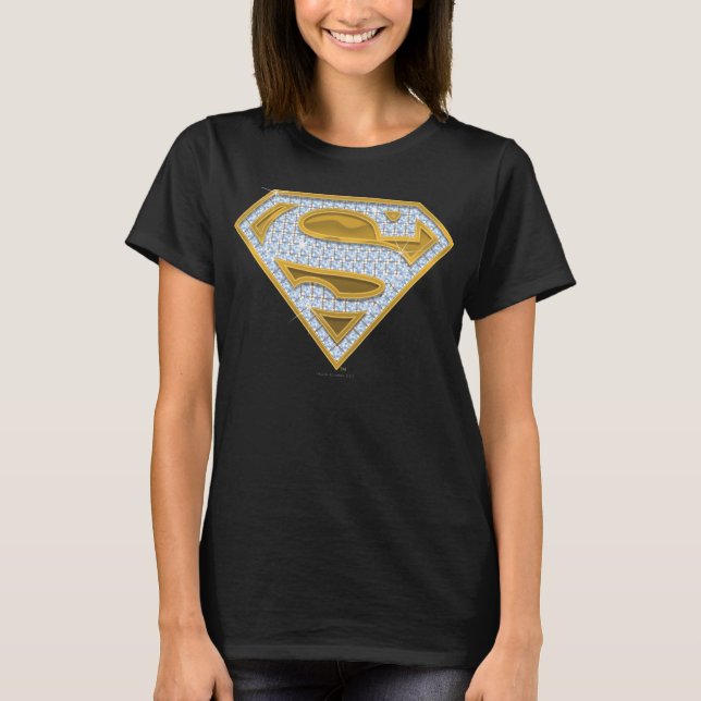Camiseta Supergirl Blue Jewels (Frente)
