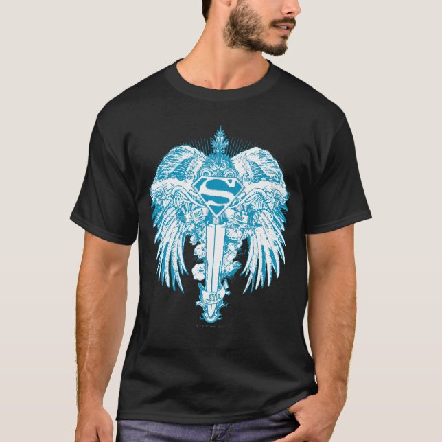 Camiseta Supergirl Blue Wings (Frente)