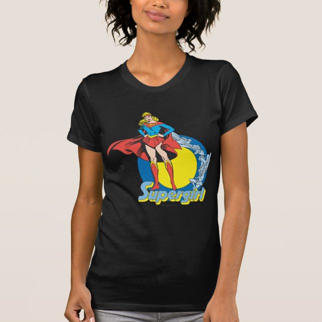 Camiseta Supergirl com logotipo (Frente)