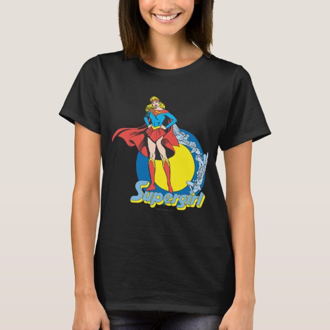 Camiseta Supergirl com logotipo (Frente)