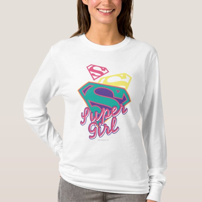 Camiseta Supergirl Cursive (Frente)