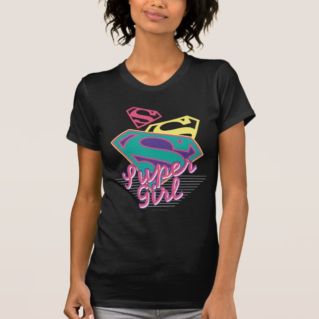Camiseta Supergirl Cursive (Frente)