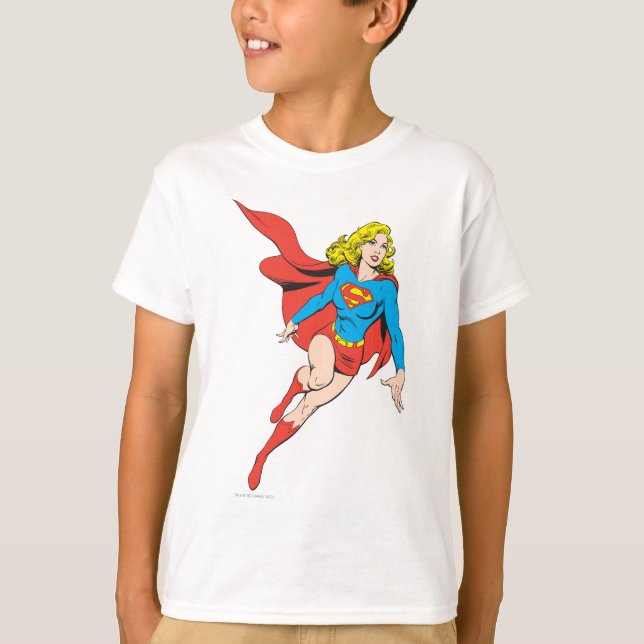 Camiseta Supergirl em Movimento (Frente)