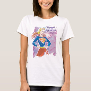 Camiseta Supergirl Galaxy