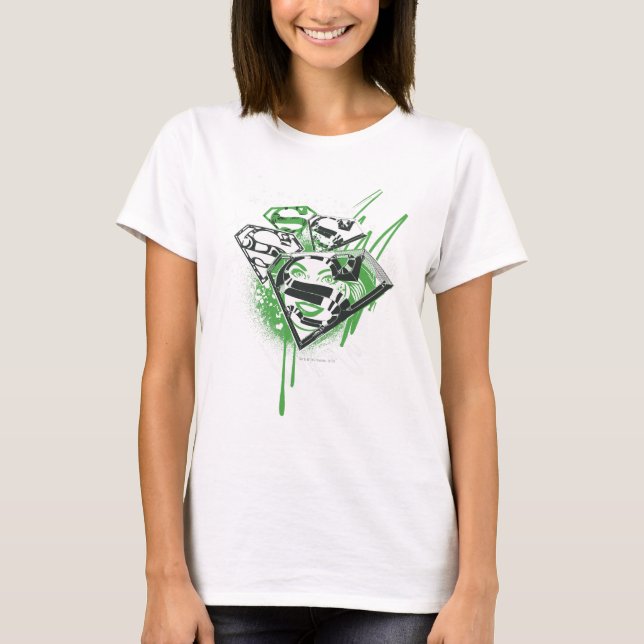 Camiseta Supergirl Green Spills (Frente)
