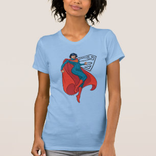 Camiseta Supergirl Hovering in Blue Suit