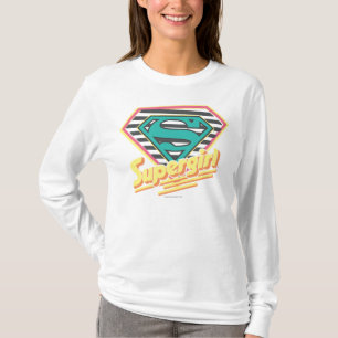 Camiseta Supergirl listrou o logotipo
