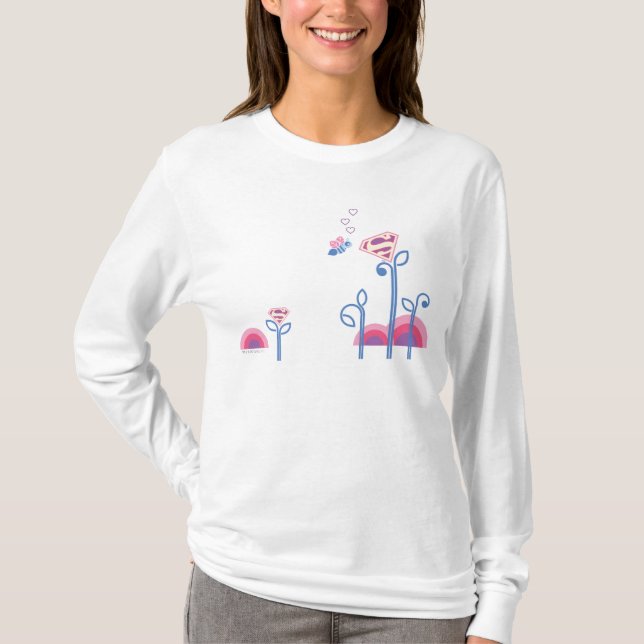 Camiseta Supergirl Love Bee (Frente)