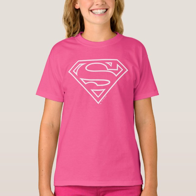 Camiseta Supergirl Outline S-Shield (Frente)
