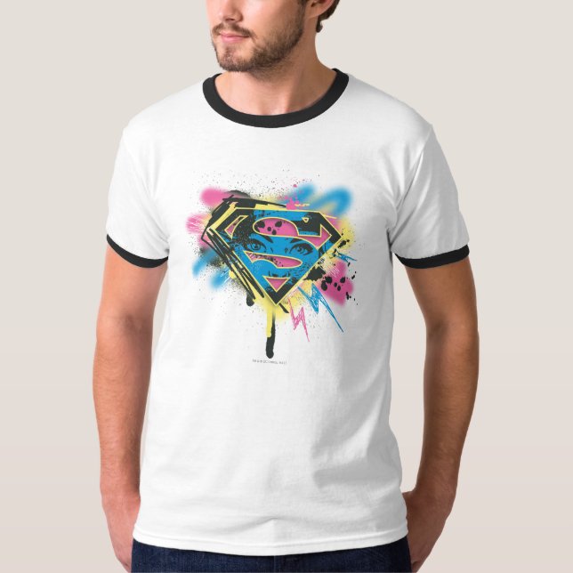 Camiseta Supergirl Paint e Derramares (Frente)