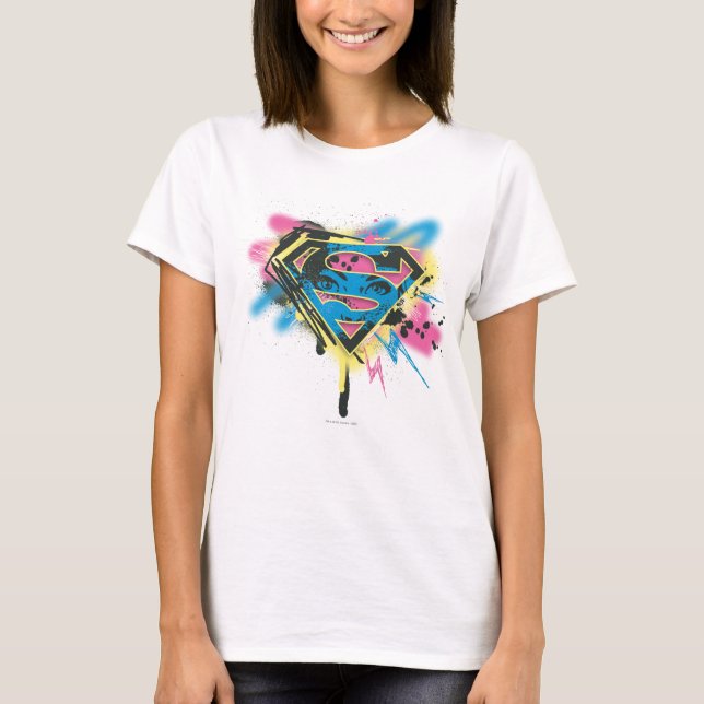 Camiseta Supergirl Paint e Derramares (Frente)