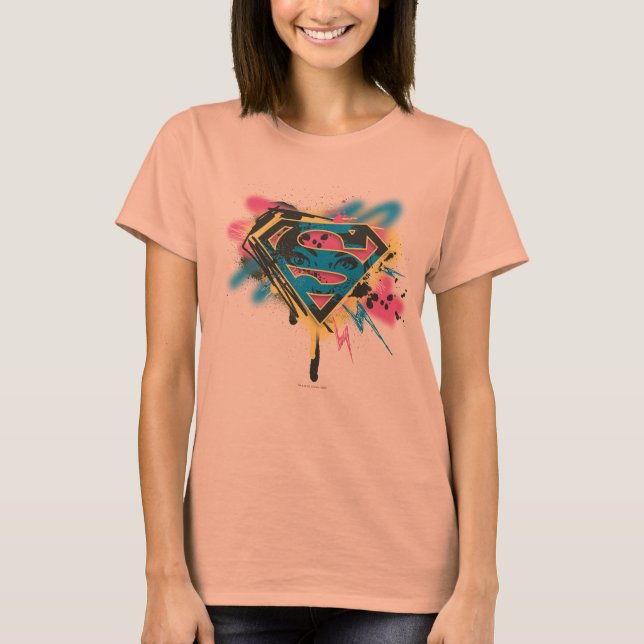 Camiseta Supergirl Paint e Derramares (Frente)