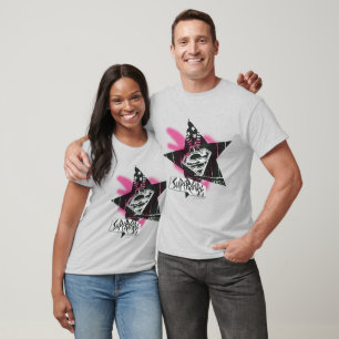 Camiseta Supergirl Pink Spray Paint Star