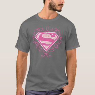 Camiseta Supergirl Pink Stripes