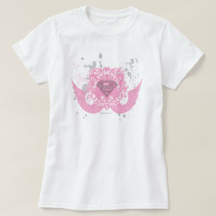 Camiseta Supergirl Pink Winged Design
