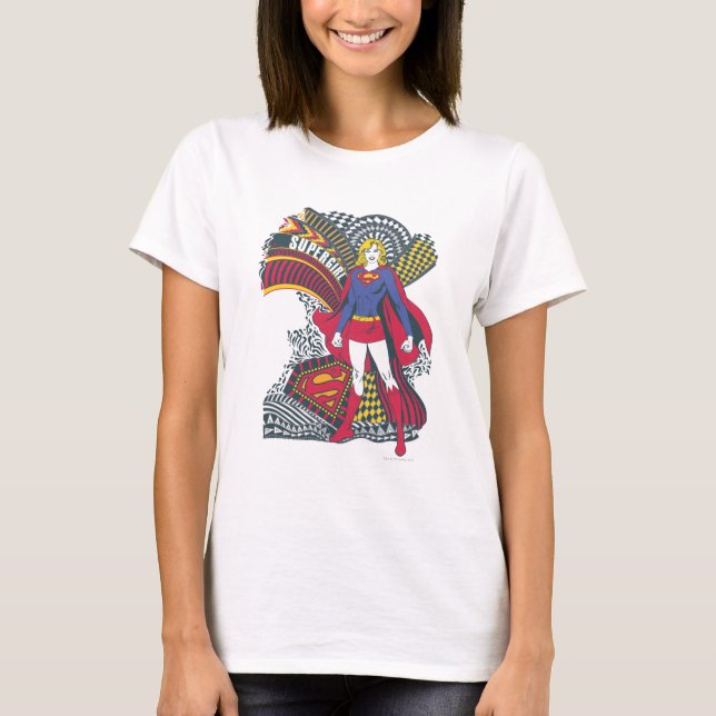 Camiseta Supergirl Random World 1 (Frente)