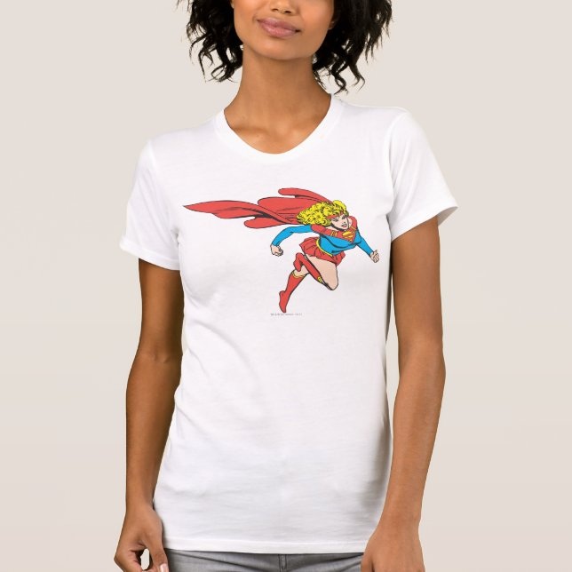 Camiseta Supergirl Salta Direita (Frente)