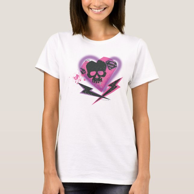 Camiseta Supergirl Skulls and Lightning (Frente)