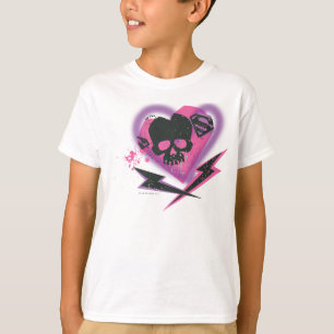 Camiseta Supergirl Skulls and Lightning