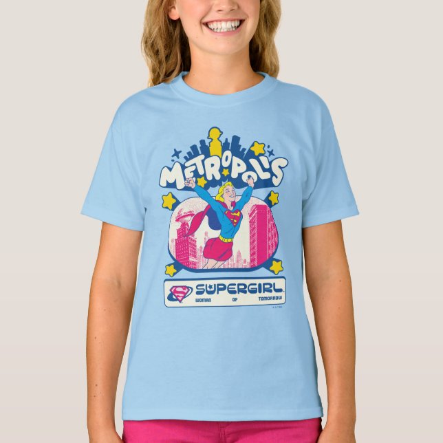 Camiseta Supergirl Super Pop Woman of Tomorrow (Frente)