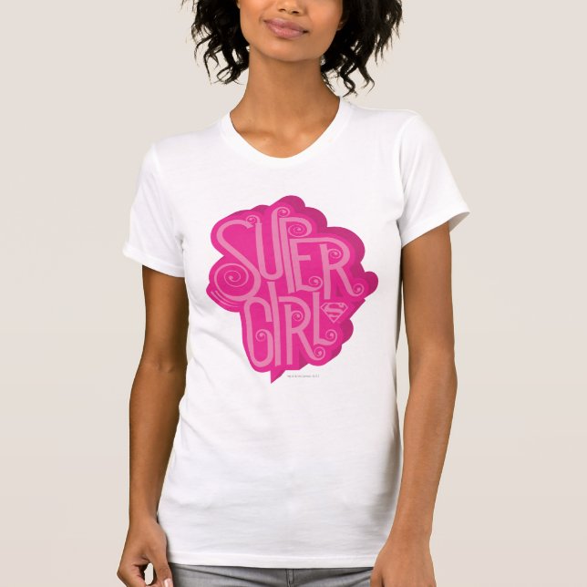 Camiseta Supergirl Swirl 2 (Frente)