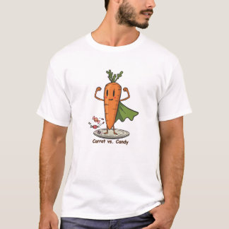 Camiseta Superhero Carrot Vs Candy Fun
