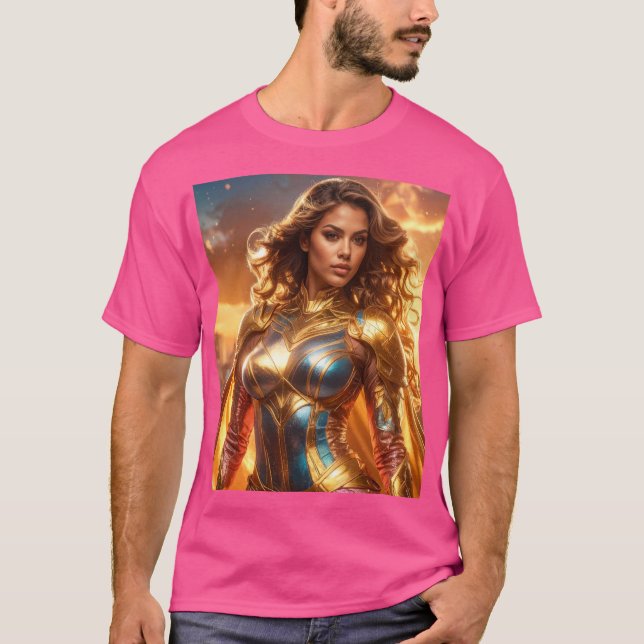 CAMISETA SUPERHERO - FEMALE SUPERHERO (Frente)