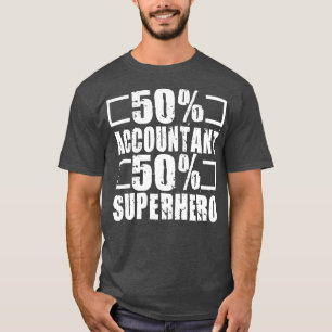 Camiseta Superherói Contador