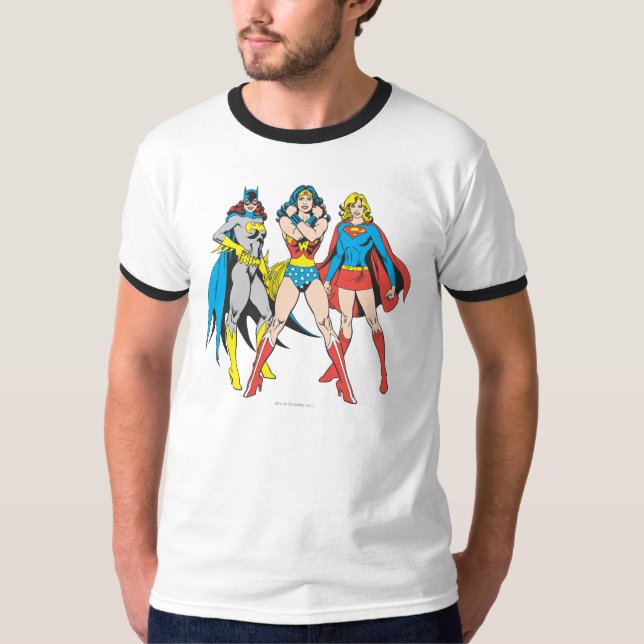 Camiseta Superheroínas Pose (Frente)