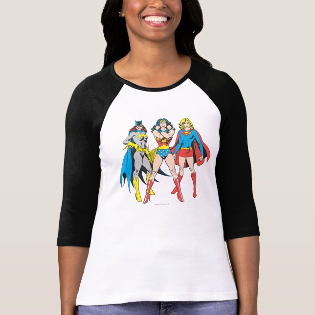Camiseta Superheroínas Pose (Frente)