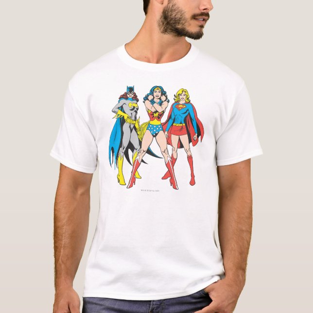 Camiseta Superheroínas Pose (Frente)