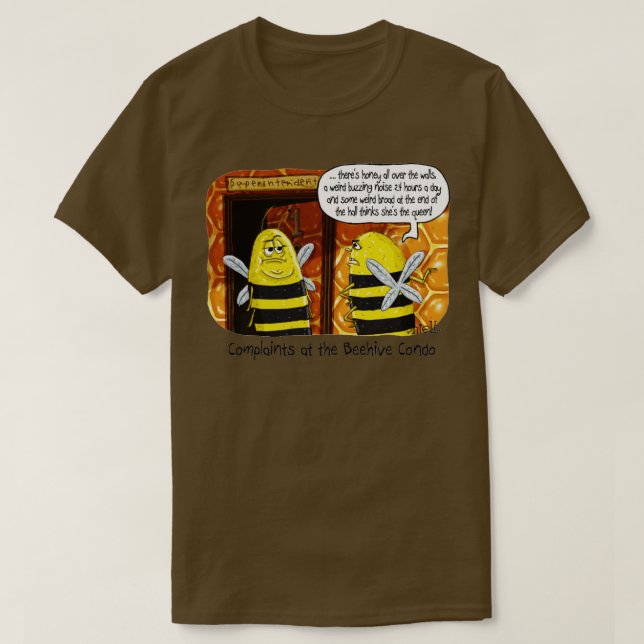 Camiseta Superintendente de Bee Hive Condo (Frente do Design)