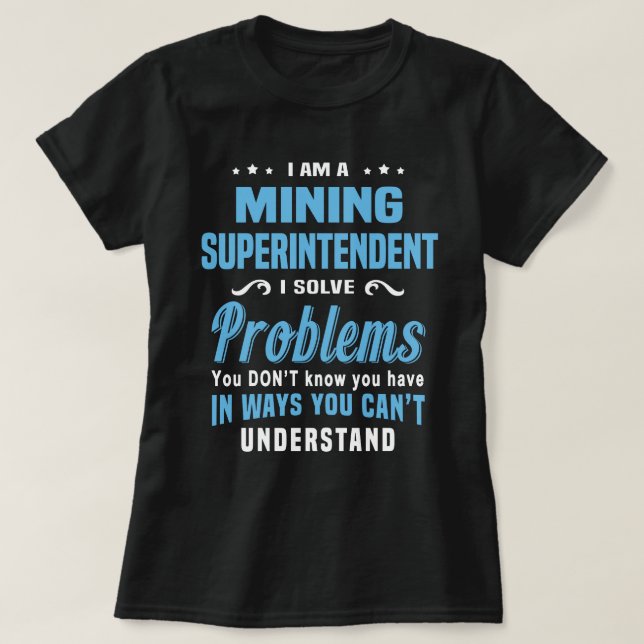 Camiseta Superintendente de Mineração (Frente do Design)
