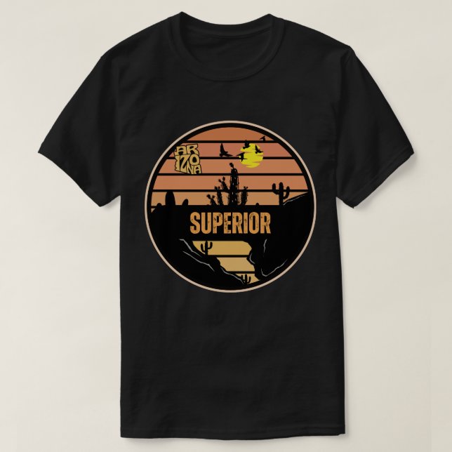 Camiseta Superior, Arizona (Frente do Design)