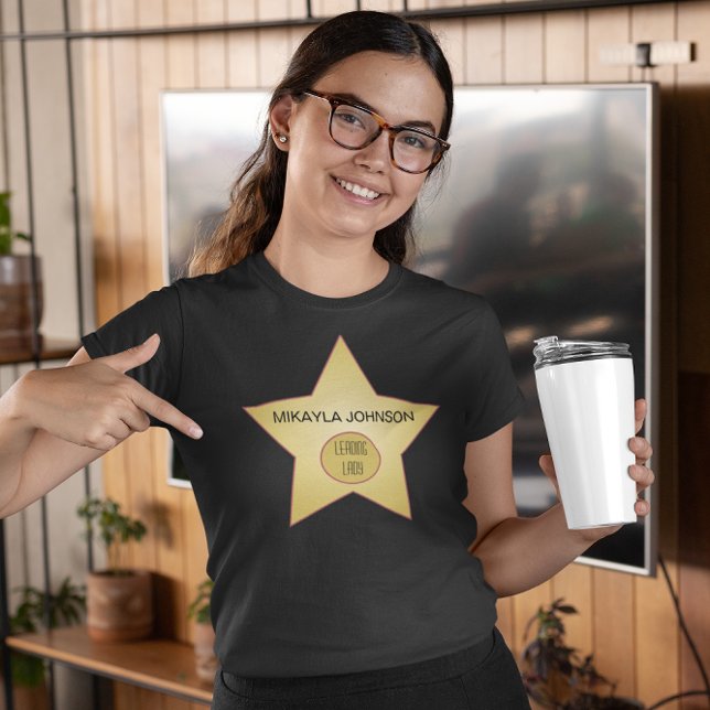 Camiseta Superlativo de Hollywood da Estrela Dourada (Criador carregado)