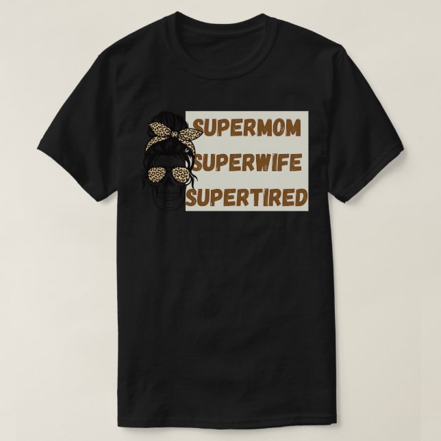 Camiseta SuperMãe (Frente do Design)