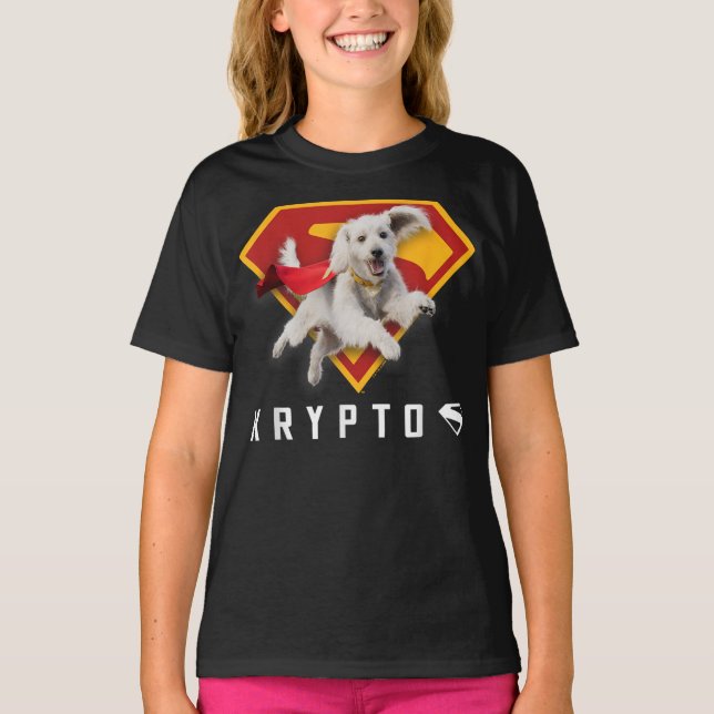 Camiseta Superman (2025 Movie) Krypto Shield T-Shirt (Frente)