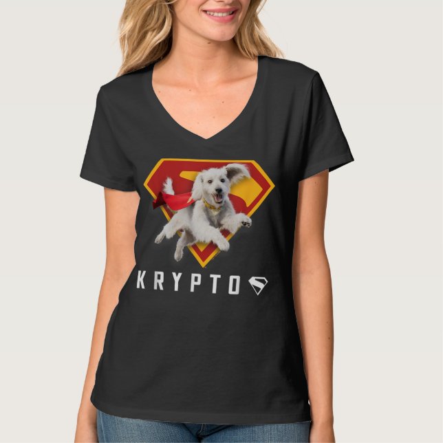 Camiseta Superman (2025 Movie) Krypto Shield T-Shirt (Frente)