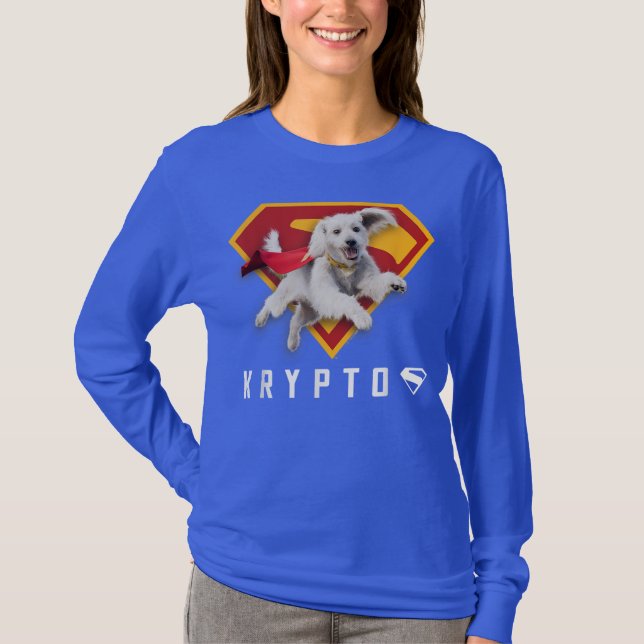 Camiseta Superman (2025 Movie) Krypto Shield T-Shirt (Frente)